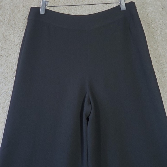 Madewell Women Wide Leg Cropped Crepe‎ Pants Size 6 Pull On Office Minimalist - Picture 3 of 16